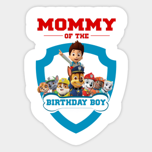 Mommy of the Birthday Boy Sticker